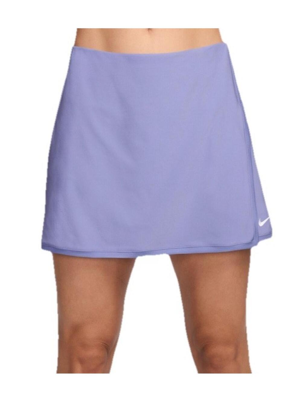 $60 Nike Victory Women's Dri-FIT Straight Tennis Skirt Lilac Ice/White S FD5574